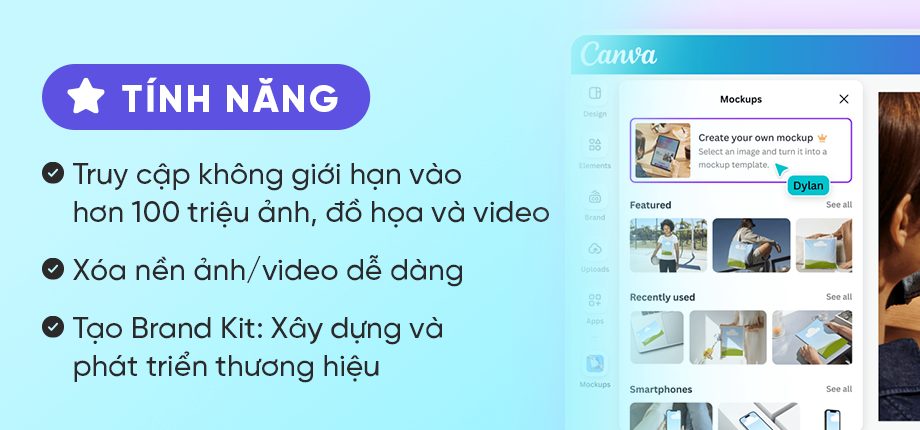 Canva Pro 1 năm - Gia hạn chính chủ